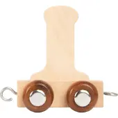 Small Foot - Wooden Letter Train - I - 12 pieces