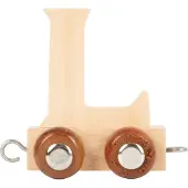 Small Foot - Wooden Letter Train - L - 12 pieces