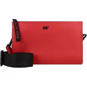 Braun Büffel Capri Crossbody-laukku RFID-suoja Nahka 23 cm Punainen