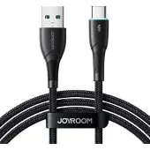 JOYROOM SA32-AC3 Starry USB-C-kaapeli, 3A, 1m musta