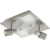 Eglo 96398 - LED-kohdevalaisin DIRUS 2xGU10/3,3W+2xLED/3,3W