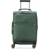 Delsey Turenne Soft 4-pyöräinen Käsimatkatavara 55 cm Laajennettava Vihreä