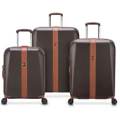 DELSEY PARIS Promenade Hard 2.0 4-pyöräinen Matkalaukkusetti 3-osainen Ruskea