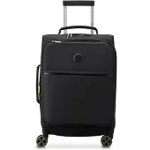 DELSEY PARIS Turenne Soft 4-pyöräinen Käsimatkatavara 55 cm Laajennettava Musta