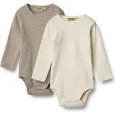 Wheat 2 Rib Body L/S Spencer - Cream - 92