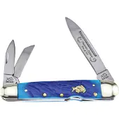 Frost Cutlery Locking Whittler Blue Horn