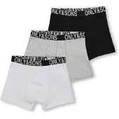 Only & Sons Osjfitz Wb Bold Logo Boxer 3Pk. Acc Noos - Multi/patterned - 110-116