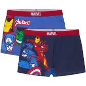 Marvel Boxer Alushousut 2-pack, Moniväriset, 140
