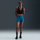 Nike Juoksutrikoot Dri-FIT Swift 4" - Vihreä/Hopea Nainen, koko Large