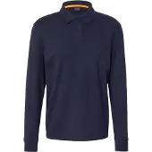 BOSS for man. 50527525 Interlock polo shirt navy (3XL), Casual, Cotton, Long sleeve