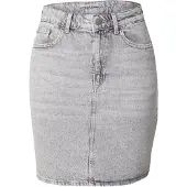 Vila Vikaja Hw Jaf Denim Skirt- Noos - Grey - 36