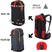 Arva Switch Mixed Bundle (Ride18 + Tour32) Black OneSize