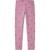 Name it Nkfdavina Aop Swe Legging Bru Noos - Pink - 158