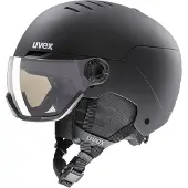 Uvex Wanted Visor Pro V, laskettelukypärä visiirillä, musta
