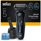 Braun Series 5 52B7000CC -parranajokone Smart Care asemalla