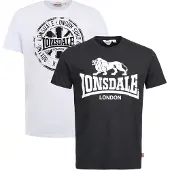 Lonsdale Dildawn Lyhythihainen T-paita 2 Yksiköt