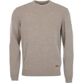 Barbour Essential Patch Crew Neck Sweater - Beige - XXL