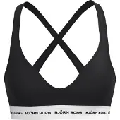 Björn Borg Women's Logo Bralette Black Beauty Alusvaatteet XL