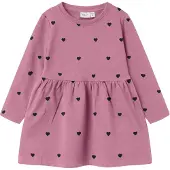 Name it Nmfdavina Ls Sweat Bru Dress Noos - Purple - 80