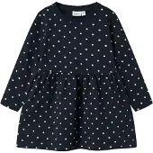 Name It Mini Nmfdavina Ls Sweat Bru Dress Noos - Navy - 86