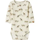 Lil´ Atelier Nbmlavo Eno Ls Slim Body Lil - Cream - 62