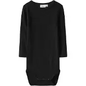 Name it Nbnwax Wool Rib Ls Body Noos - Black - 62