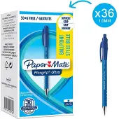 Papermate pakkaus 30+6 FlexGrip Ultra kuulakärkikynää, sininen
