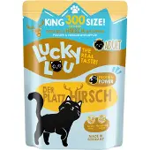 Lucky Lou 6x300g Adult siipikarja & peura kissanruoka