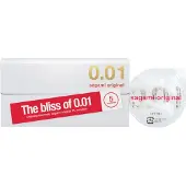 Sagami 0.01 Ultra-Ohuet Lateksittomat Kondomit – Lähemmän Yhteyden ja Maksimaalisen Tuntuman Uudistaja 5 pcs