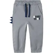 Name it Nmmnash Nreg Sweat Pant Bru Box - Grey - 92