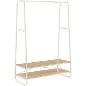 Vasagle Vaateteline, , beige/valkoinen