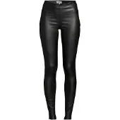 Object Objbelle Mw Coated Leggings Noos - Black - 40