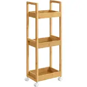 Songmics Rullakko, , 20x30x80 cm, luonnonbeige