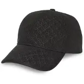 Calvin Klein Lippalakki 'Emblem Logo Baseball' musta / valkoinen