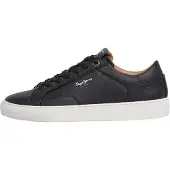 Pepe Jeans for man. PMS00048 Trainers Joe Basic black (46), Fabric, Flat, Laces, Casual