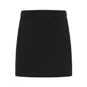 Kaffe Kamerle Button Skirt - Black - 42