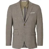 Selected Slmslim-Oasis Linen Blz Noos - Beige - 50