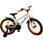 Volare Rocky lastenpyörä 18'' apupyörillä harmaa