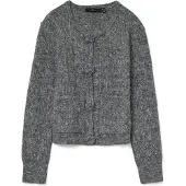 Vero Moda Vmblossom Ls O-Neck Cardigan Boo - Grey - S