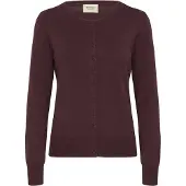 Fransa Frzubasic 60 Cardigan - Burgundy - S
