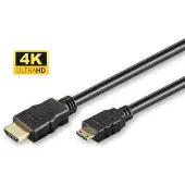 Microconnect HDMI 2.0 Type A – Type C -kaapeli, jossa 4K, 3 m, musta