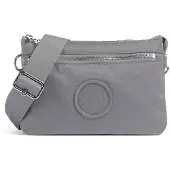 Kipling Charm Riri Zip - Olkalaukku harmaa