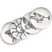 Serax Bread Plate Set/4 Unity - White - Ø 12 CM