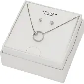 Skagen Kariana hopeanvärinen sydänkorusetti SKJB1016SET