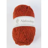 Löpi Álafosslopi Garn Ull 100 g Bränd orange (1236)