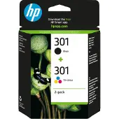 HP 301 mustekasetti (musta+kolmiväri)
