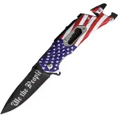 S-TEC American Flag Linerlock A/O