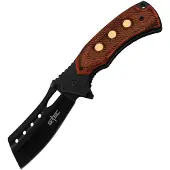 S-TEC Cleaver Linerlock A/O Wood