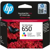 HP 650 Tri-colour mustekasetti