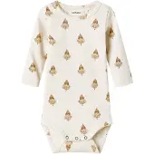 Lil´ Atelier Nbflavo Ege Ls Slim Body Lil - Cream - 86